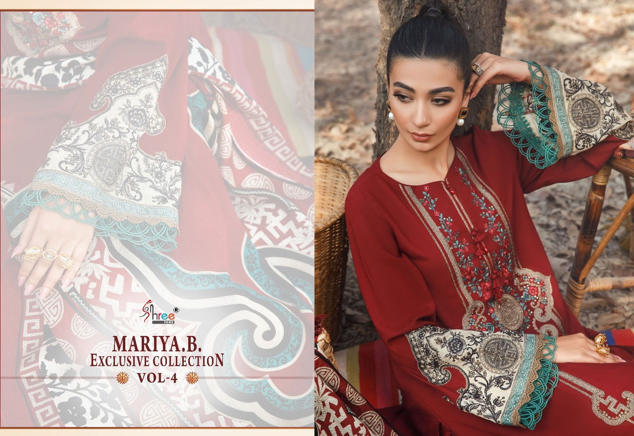 Maria B Exclusive Collection Vol 4 Printed Casual Wear Wholesale Pakistani Salwar Suits